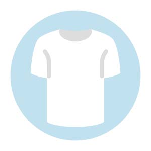 Plain white short sleeve shirt